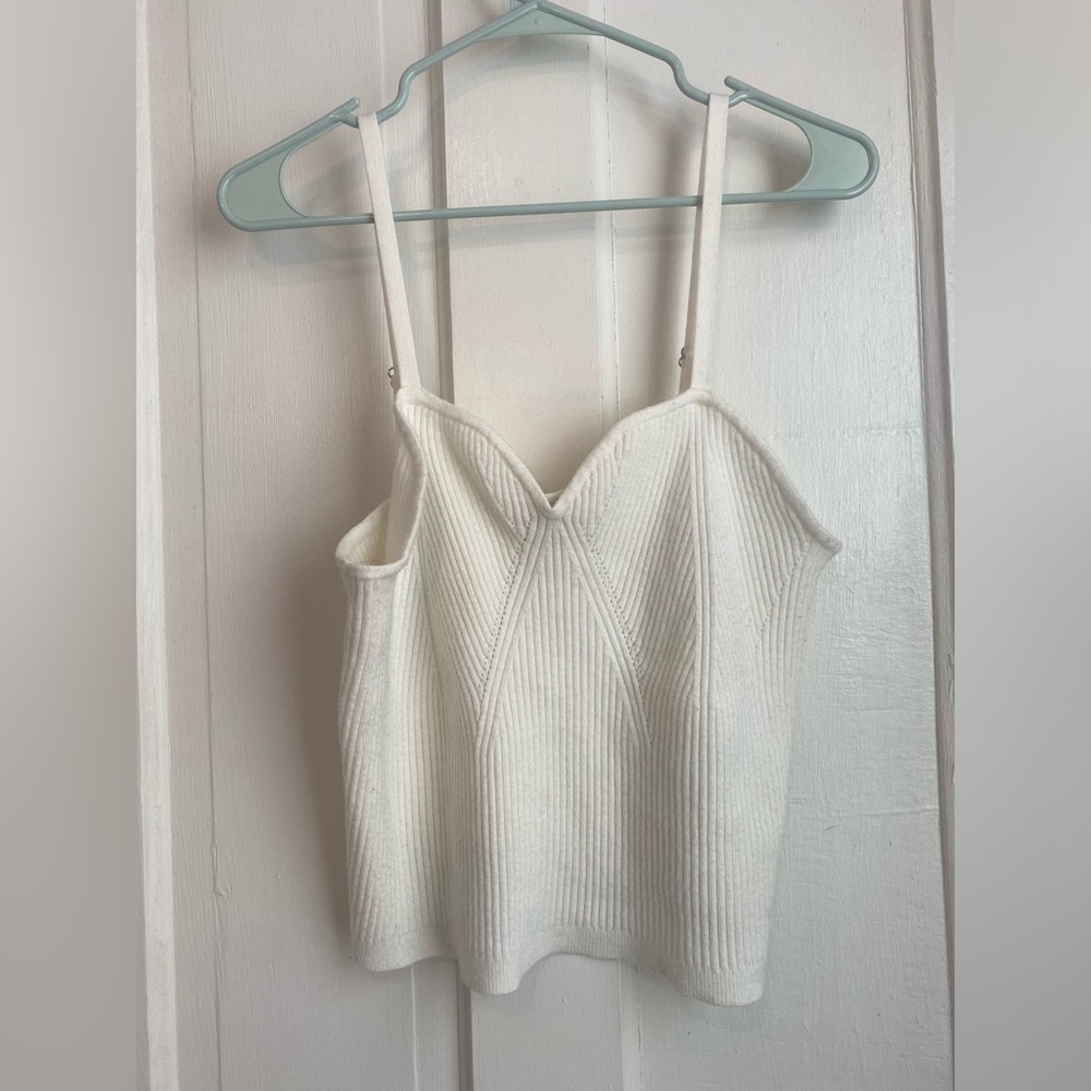 White/cream sweater style tank top, wild fable, worn a couple times, size XXL